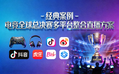 经典案例 - 电竞全球总决赛多平台整合直播方案封面